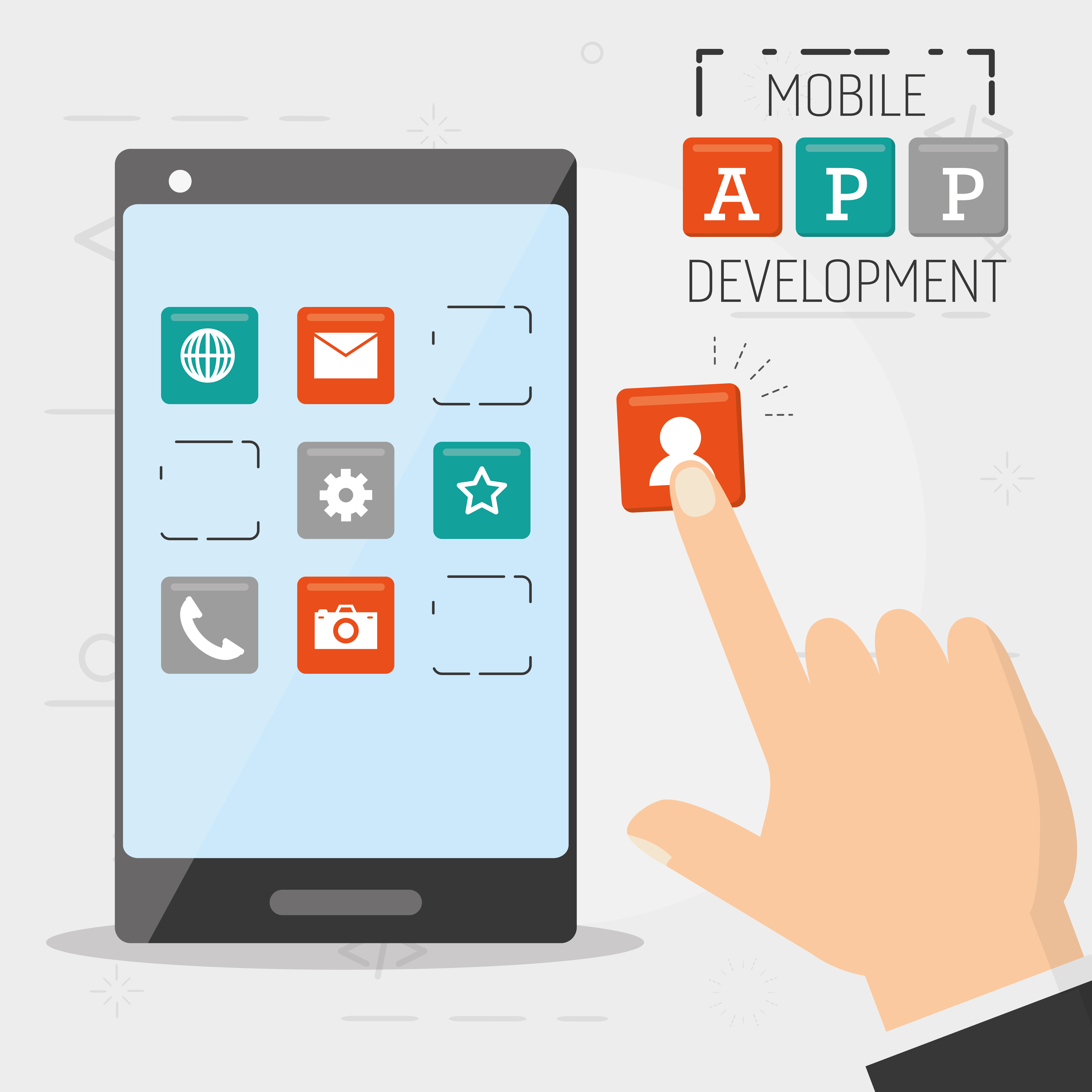 Mobile app development services dashboard